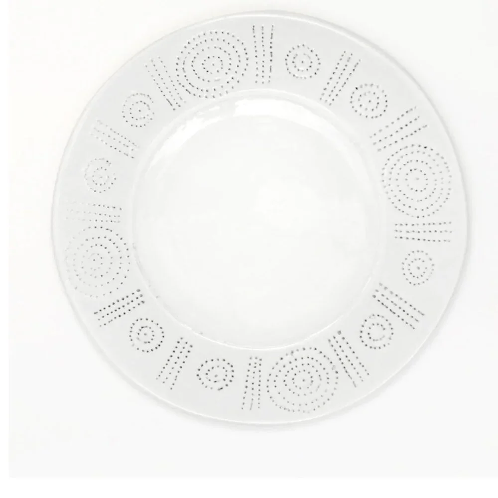 Vietri Forte Circle Salad Plate Set of 4
